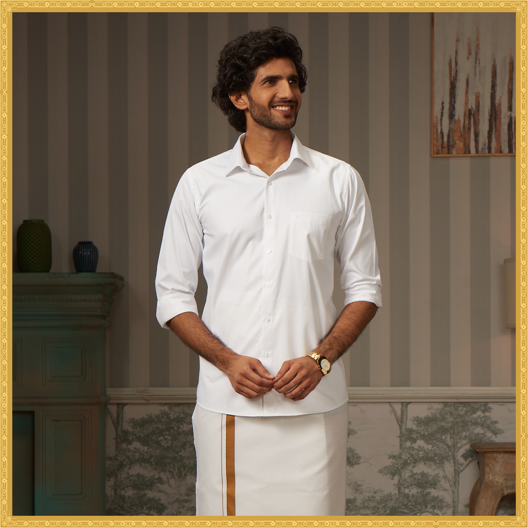 Minister White's Slim Fit White Shirts Collection