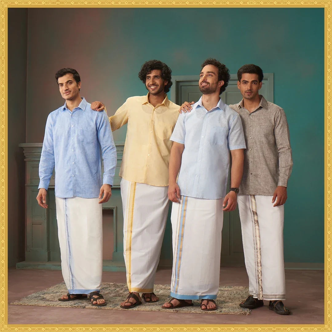 Onam Shirt & Dhoti