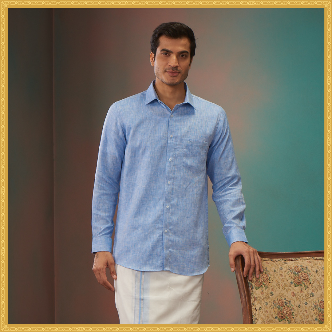 Minister White's Pure Linen Color Shirt Collection