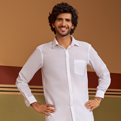 Vintage Middle Ages Design Shirt Mens Cotton Linen Pure Color Long