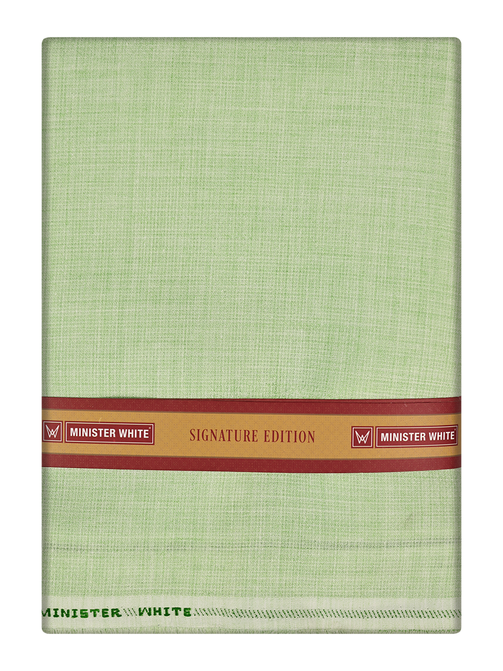 Mens Plain Cotton Linen Lime Green Color Shirting Linen Leaf