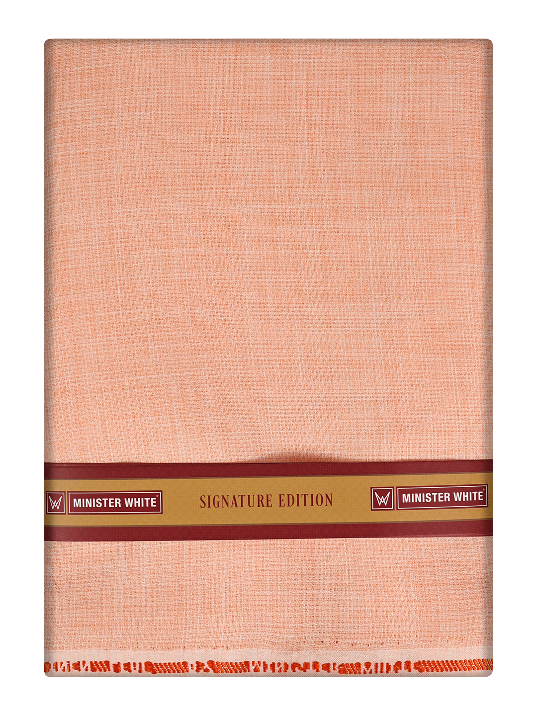 Mens Plain Cotton Linen Orange Color Shirting Linen Leaf