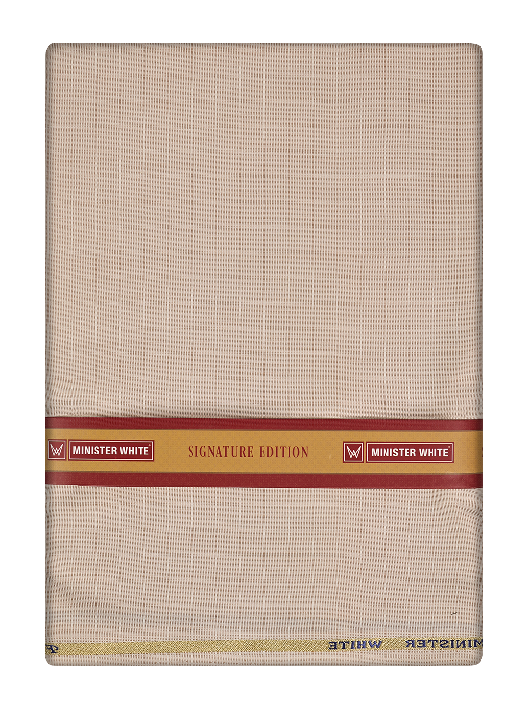 Mens Plain Cotton Blend Cream Color Shirting Feel Touch