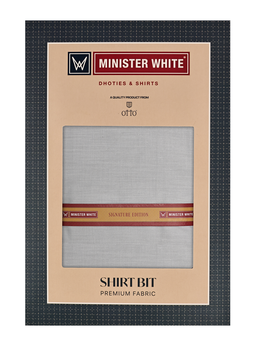 Mens Plain Cotton Blend Ash Grey Color Shirting Feel Touch