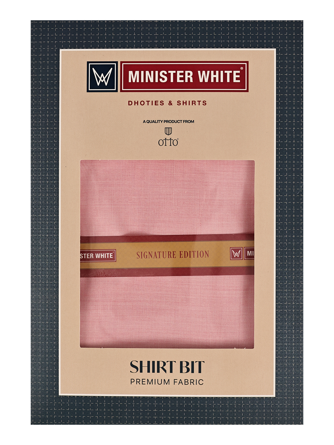 Mens Plain Cotton Blend Pink Color Shirting Feel Touch