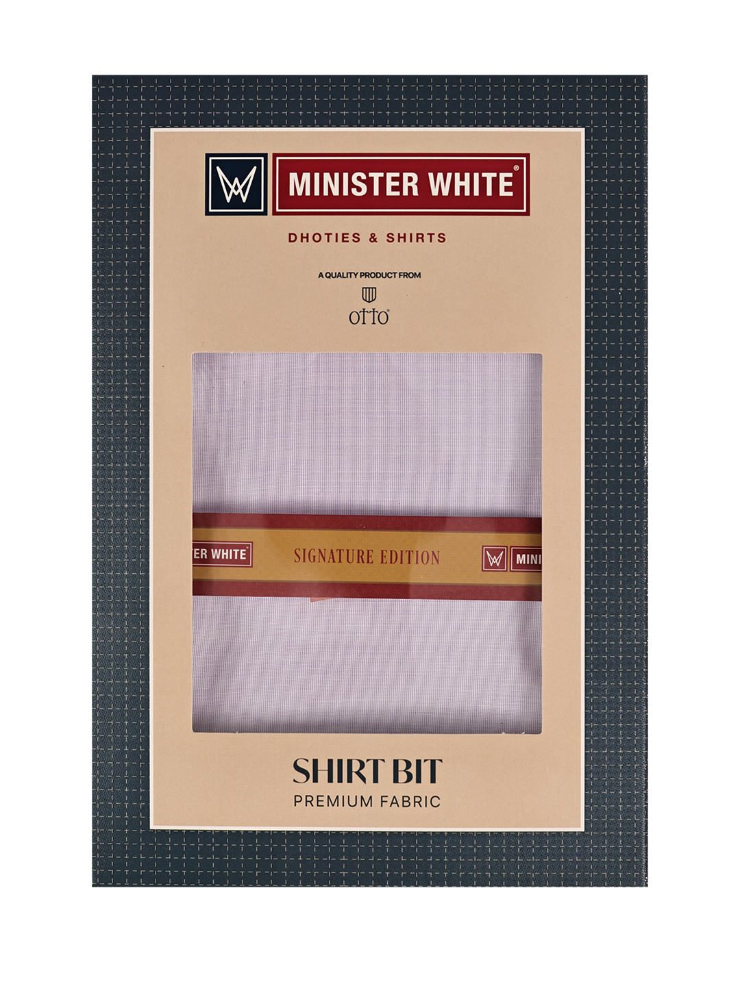 Mens Plain Cotton Blend Lavender Color Shirting Feel Touch
