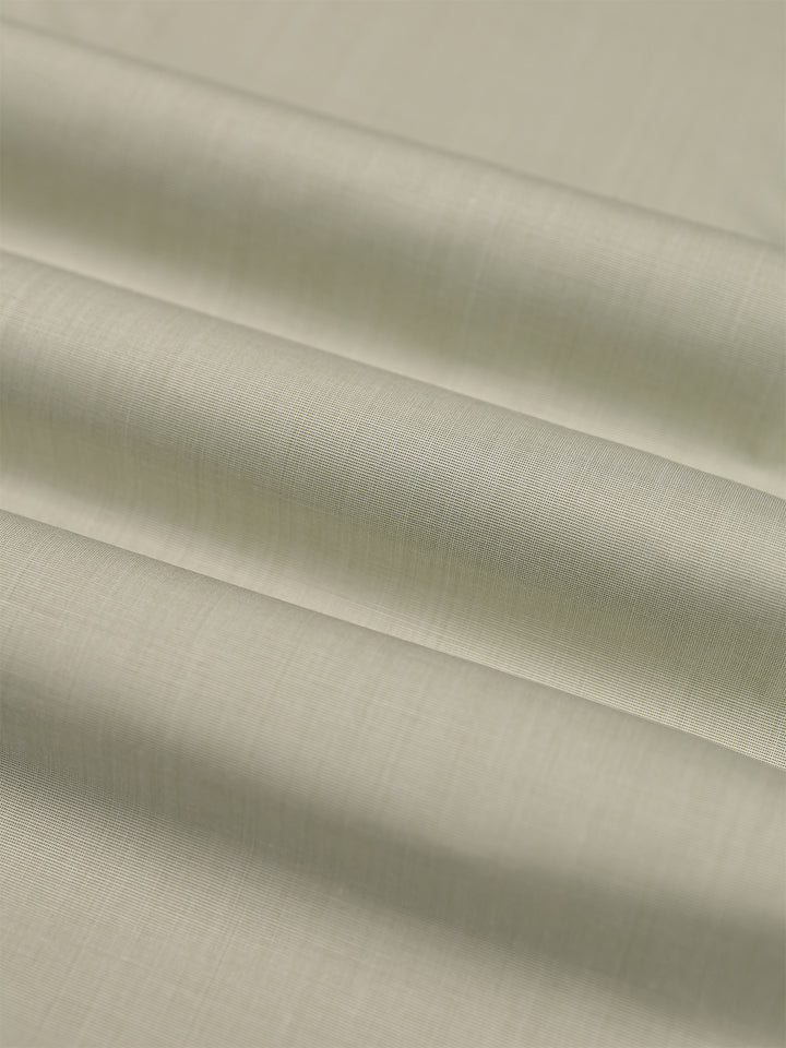 Mens Plain Cotton Linen Beige Color Shirting Linen Leaf