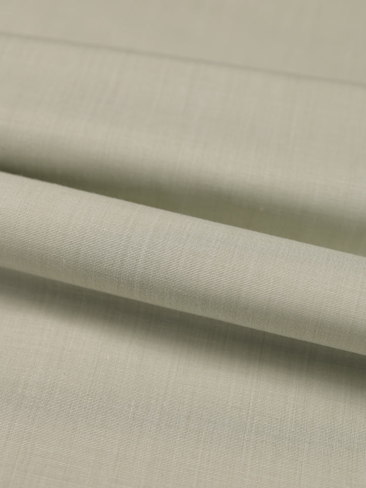 Mens Plain Cotton Linen Beige Color Shirting Linen Leaf