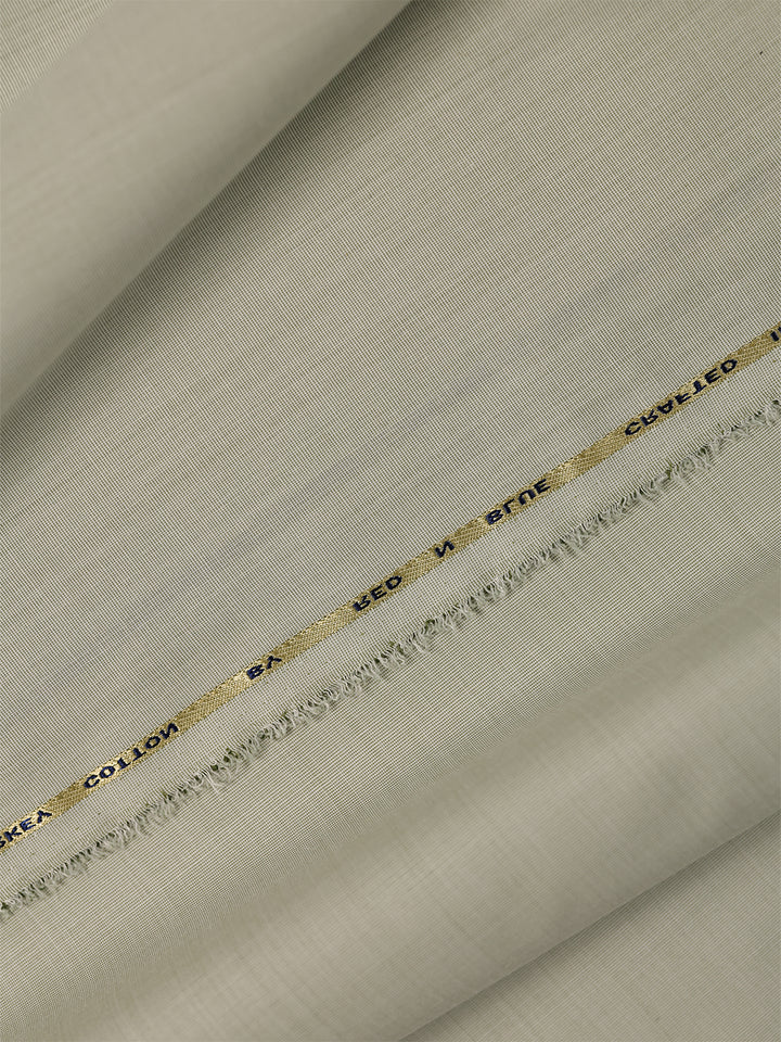 Mens Plain Cotton Linen Beige Color Shirting Linen Leaf