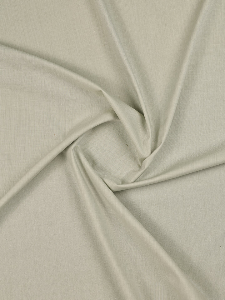 Mens Plain Cotton Linen Beige Color Shirting Linen Leaf