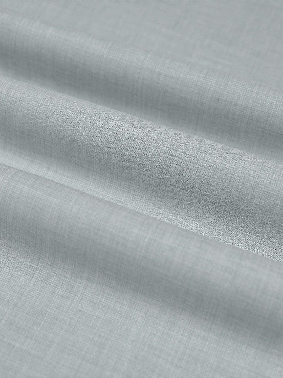 Mens Plain Cotton Blend Ash Grey Color Shirting Feel Touch