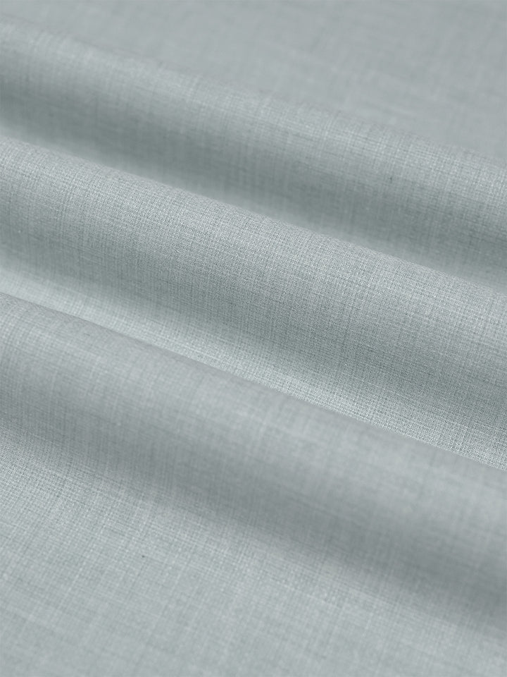 Mens Plain Cotton Blend Ash Grey Color Shirting Feel Touch