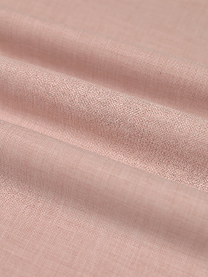 Mens Plain Cotton Linen Peach Color Shirting Linen Leaf