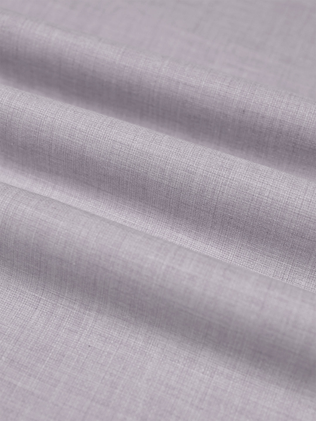 Mens Plain Cotton Blend Light Lavender Color Shirting Feel Touch