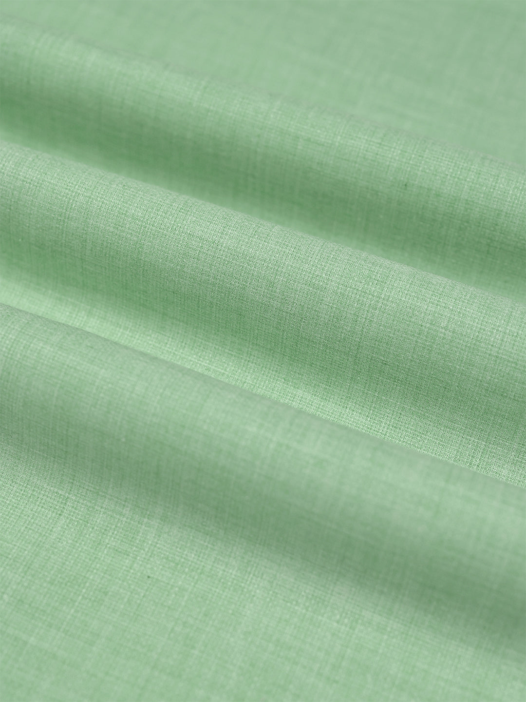 Mens Plain Cotton Linen Pista Green Color Shirting Linen Leaf