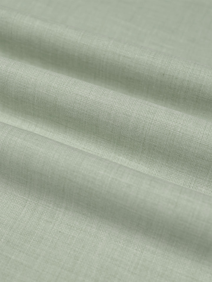 Mens Plain Cotton Linen Light Green Color Shirting Linen Leaf