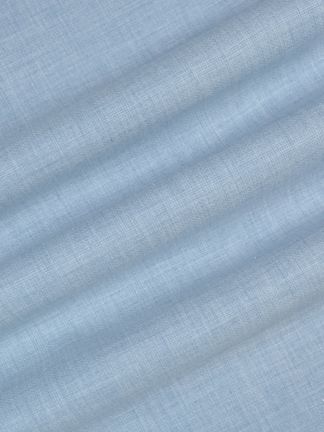 Mens Plain Cotton Linen Sky Blue Color Shirting Linen Leaf