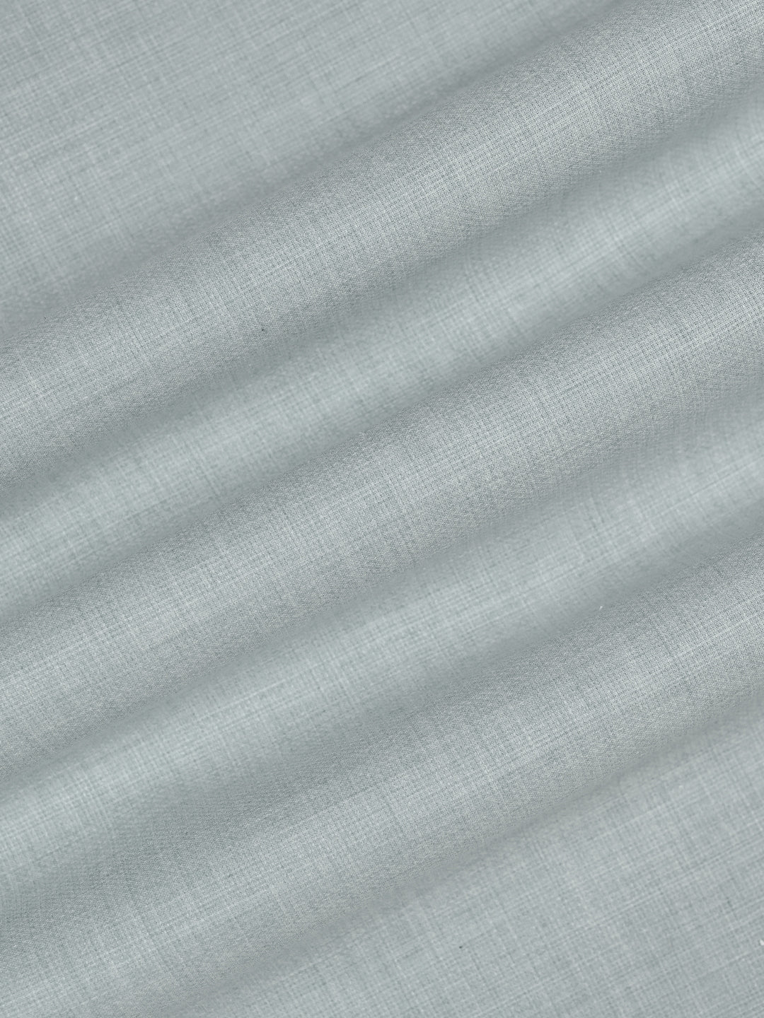 Mens Plain Cotton Blend Ash Grey Color Shirting Feel Touch