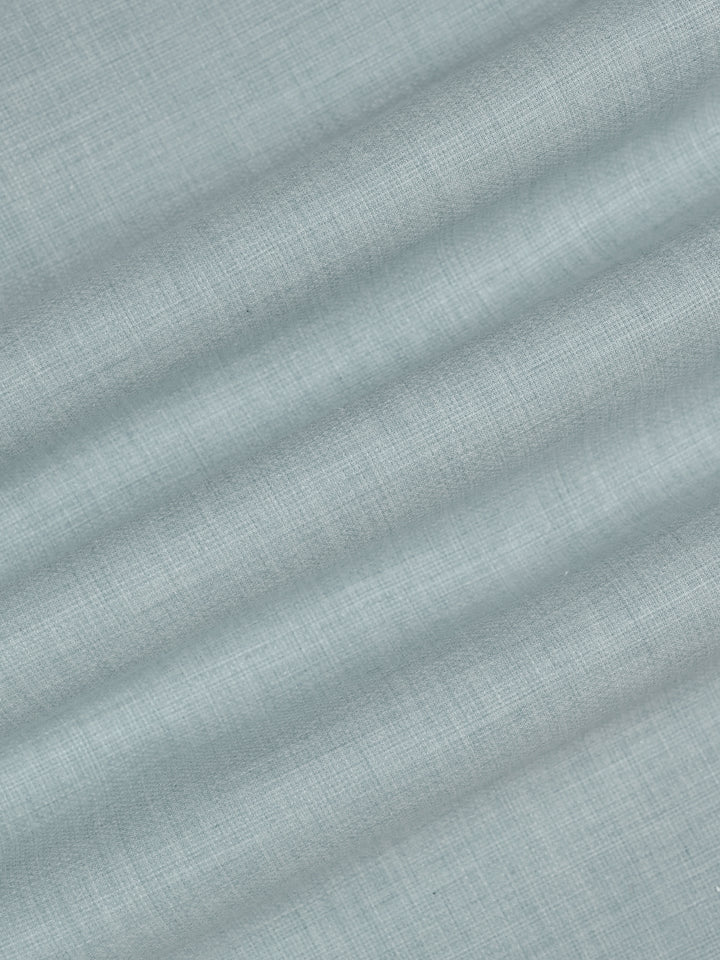 Mens Plain Cotton Linen Light Green Color Shirting Linen Leaf