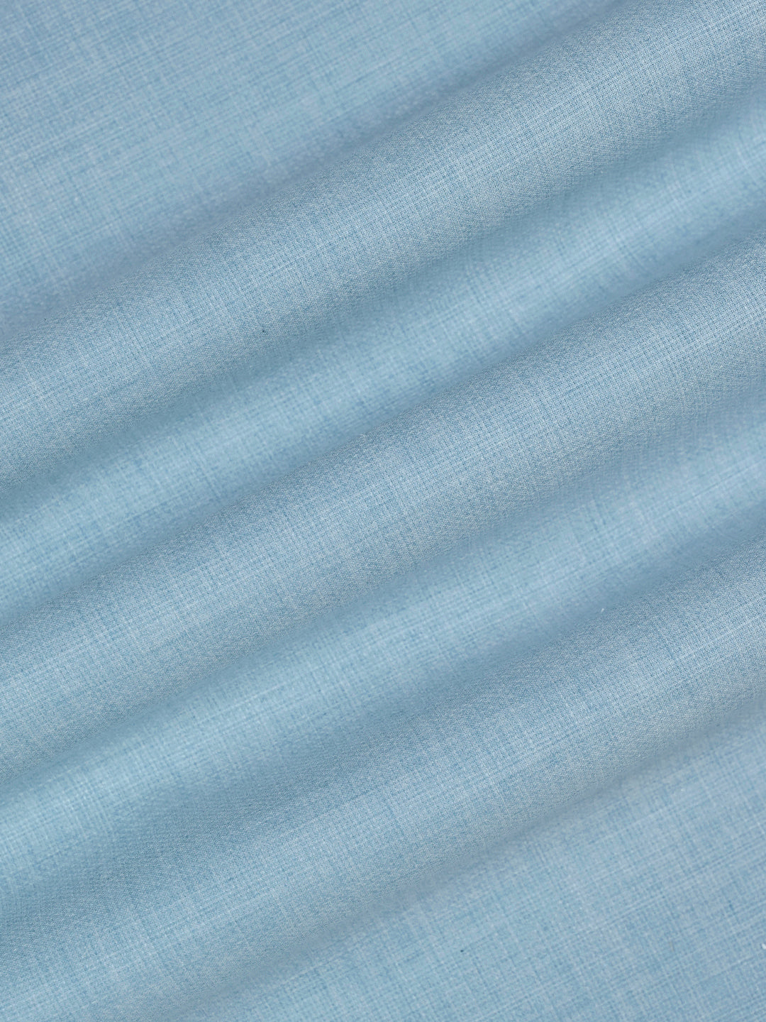 Mens Plain Cotton Linen Sky Blue Color Shirting Linen Leaf
