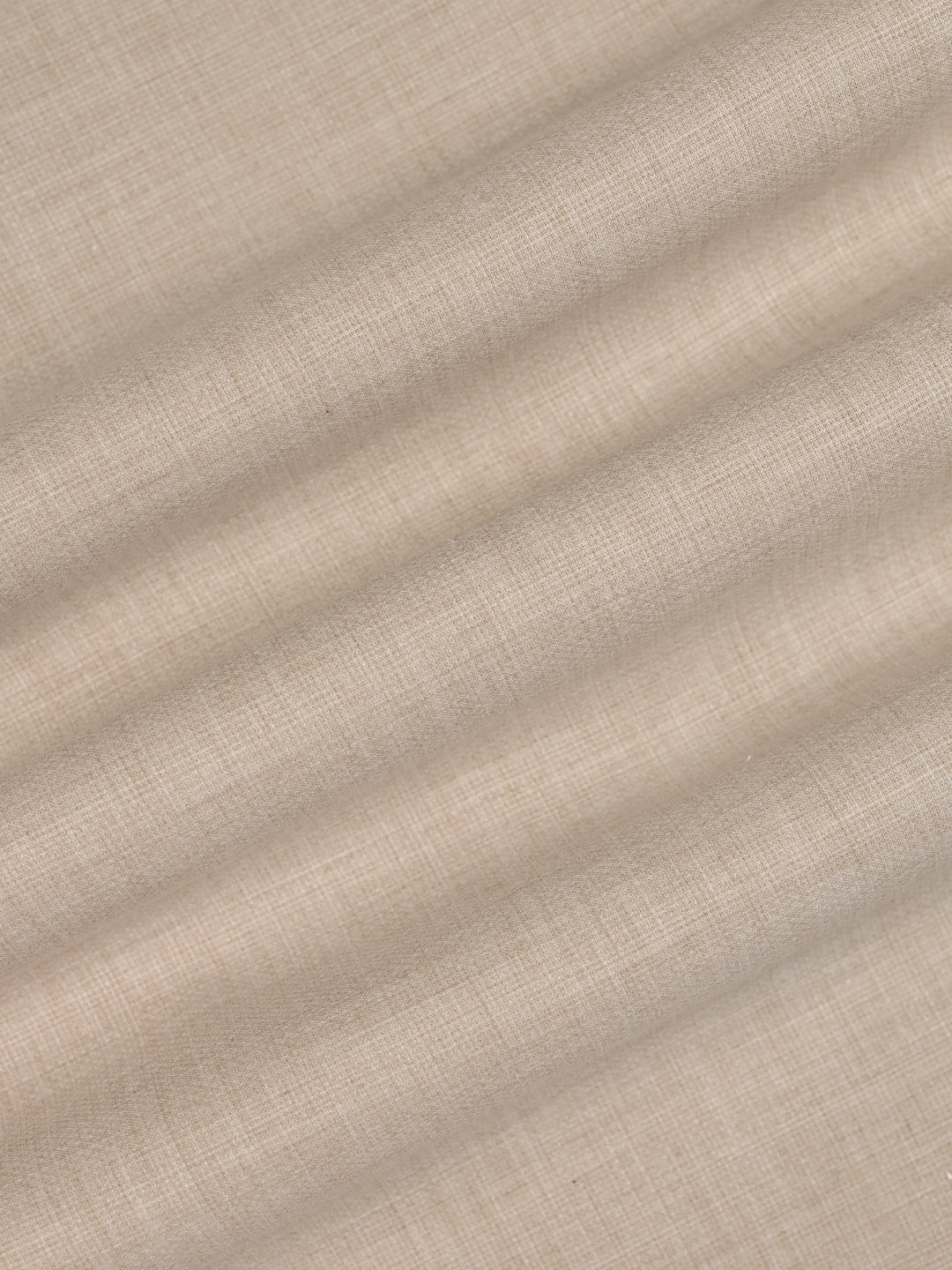 Mens Plain Cotton Linen Beige Color Shirting Linen Leaf