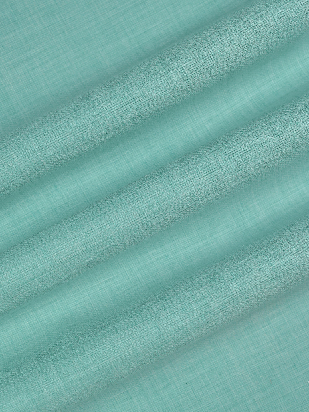 Mens Plain Cotton Linen Aqua Blue Color Shirting Linen Leaf