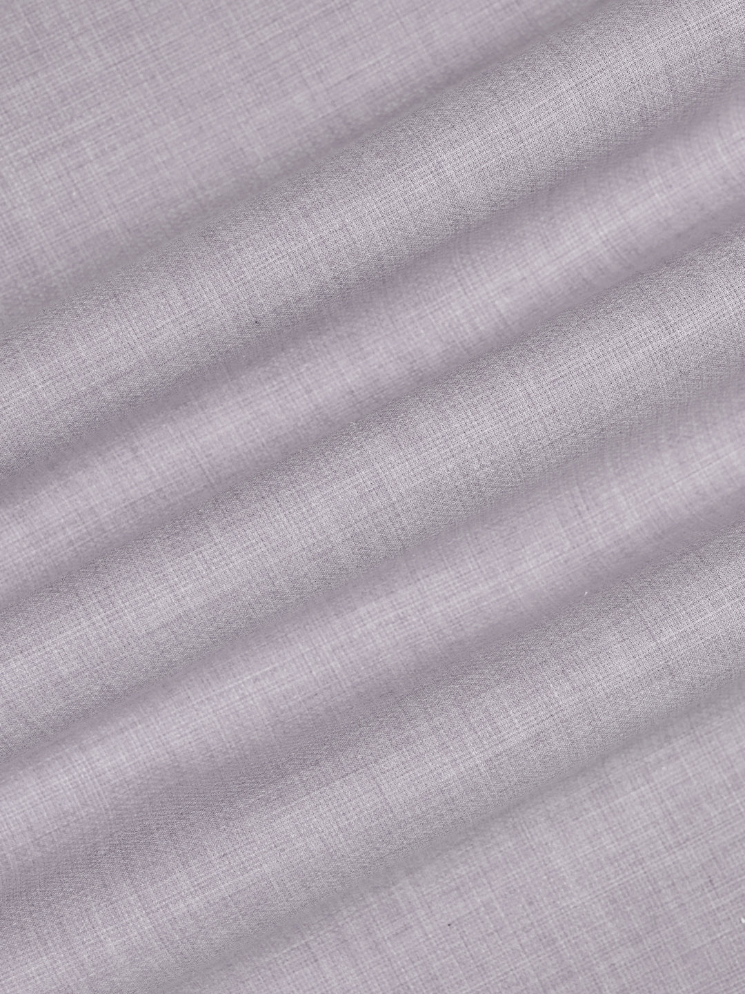 Mens Plain Cotton Blend Light Lavender Color Shirting Feel Touch