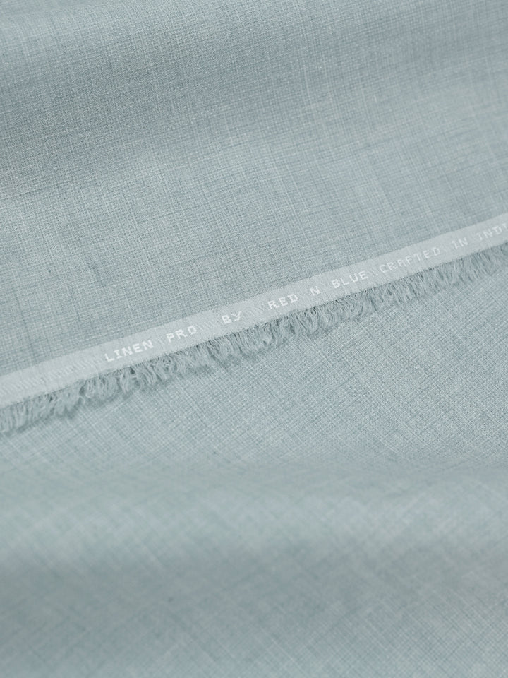 Mens Plain Cotton Linen Light Green Color Shirting Linen Leaf