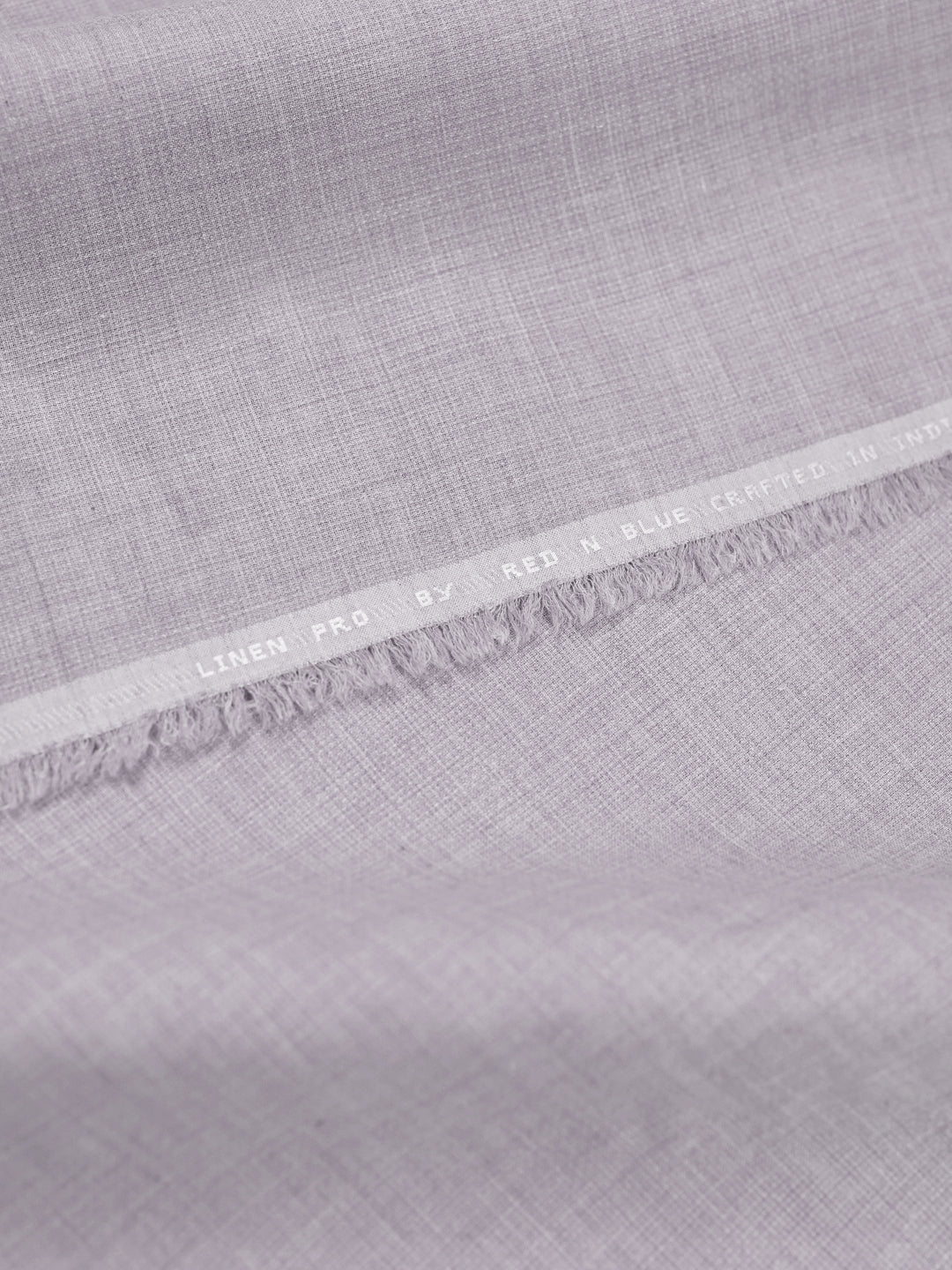 Mens Plain Cotton Blend Light Lavender Color Shirting Feel Touch