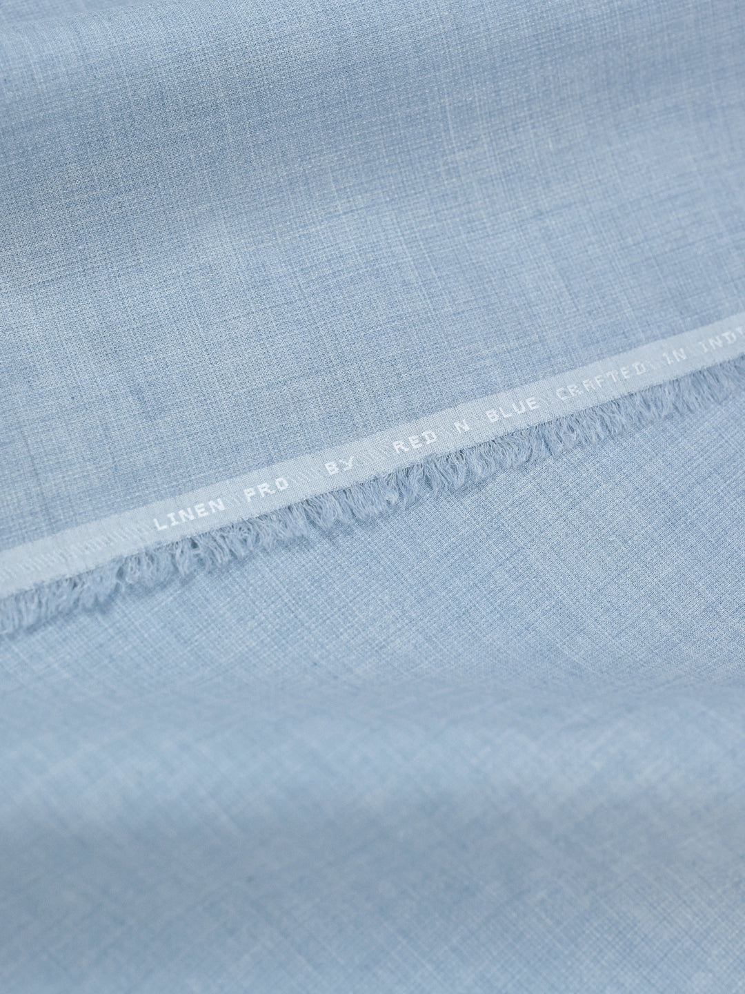 Mens Plain Cotton Linen Sky Blue Color Shirting Linen Leaf