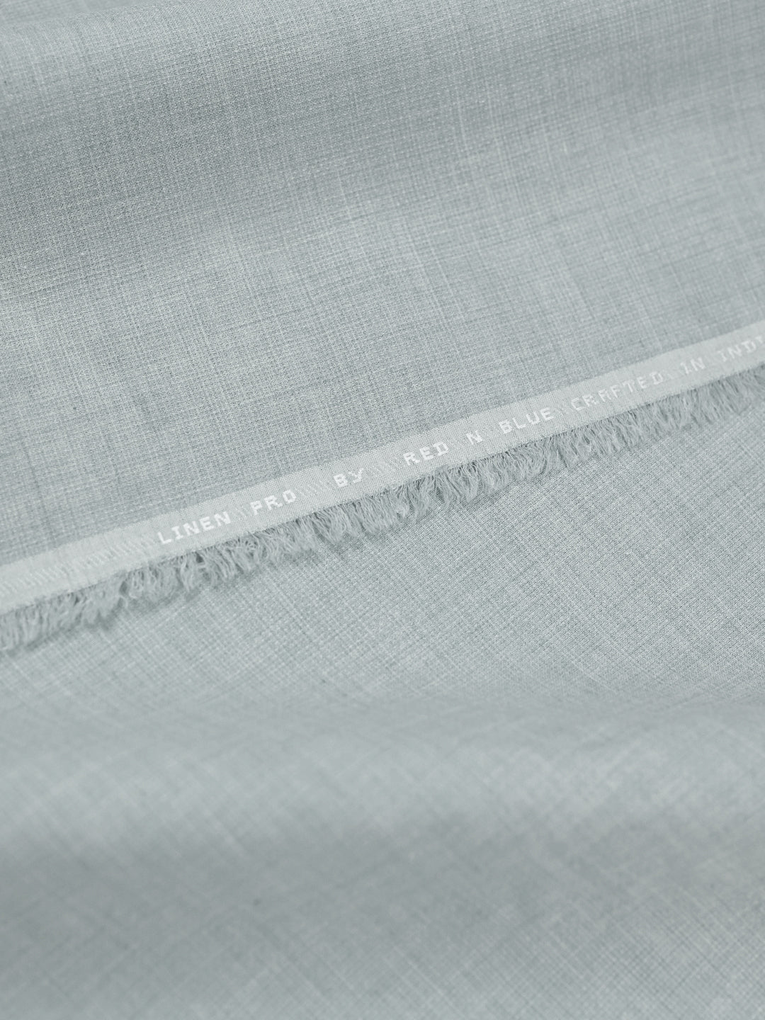 Mens Plain Cotton Blend Ash Grey Color Shirting Feel Touch