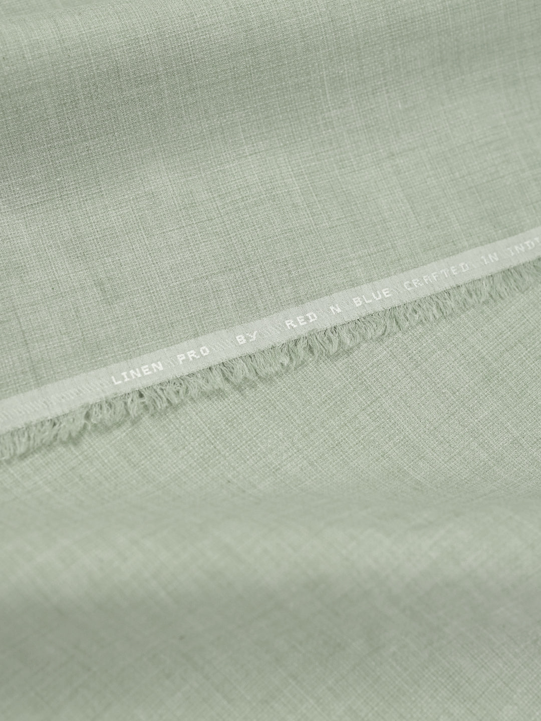 Mens Plain Cotton Linen Light Green Color Shirting Linen Leaf