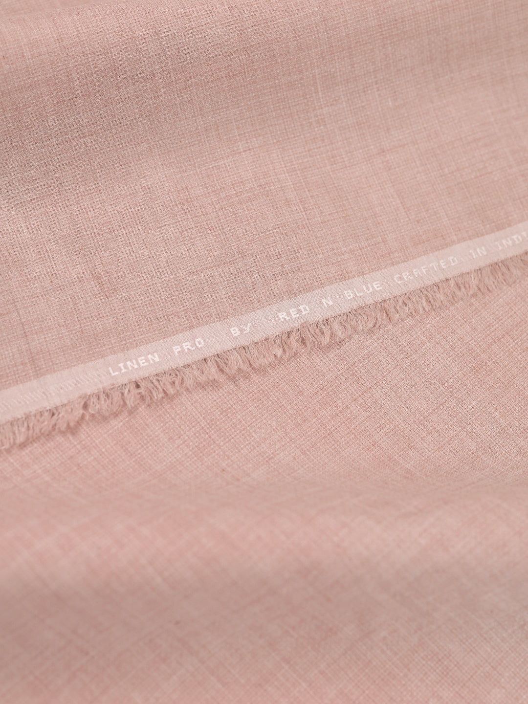Mens Plain Cotton Linen Peach Color Shirting Linen Leaf