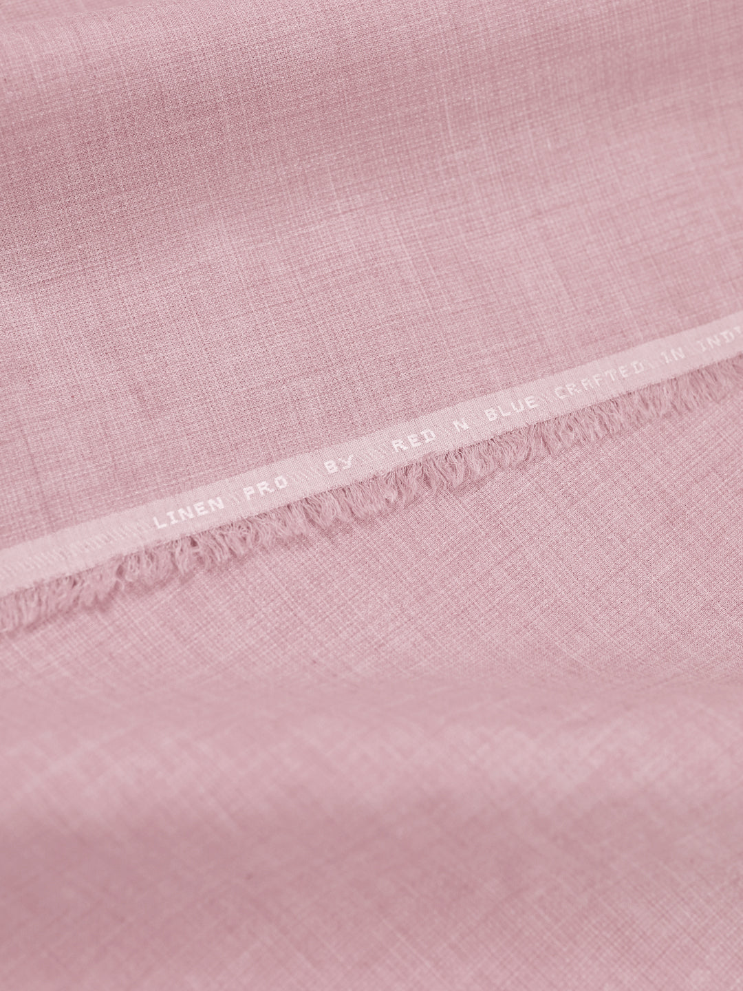 Mens Plain Cotton Blend Pink Color Shirting Feel Touch