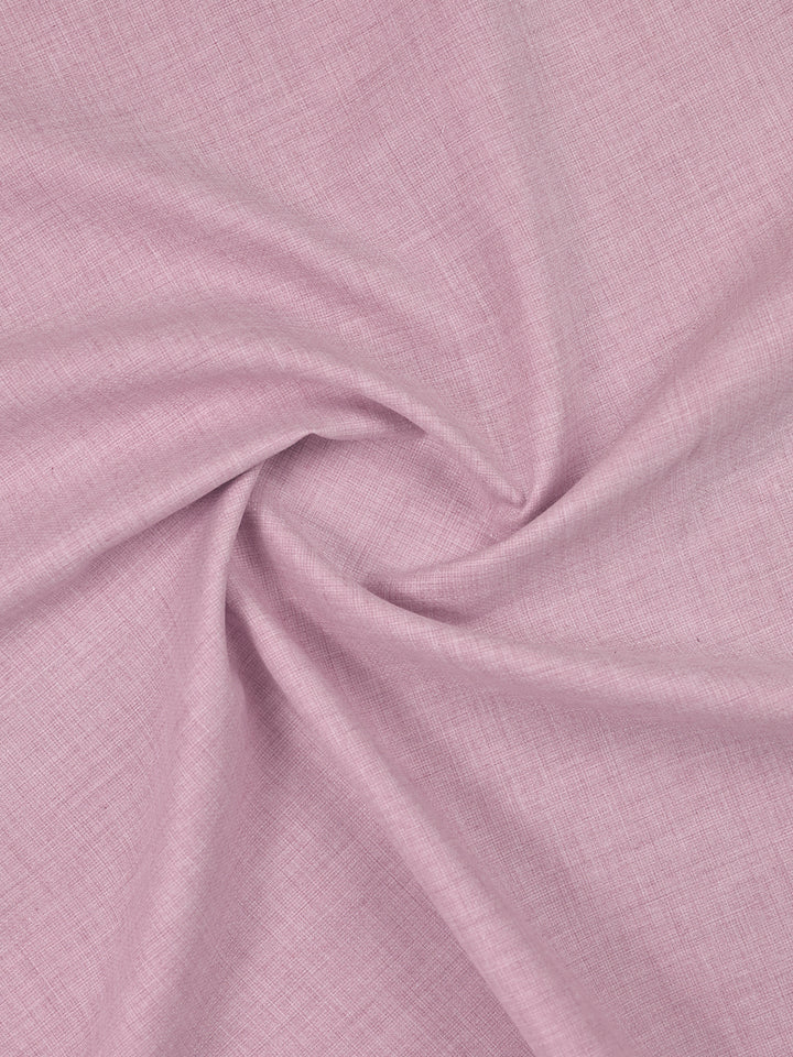 Mens Plain Cotton Linen Pink Color Shirting Linen Leaf