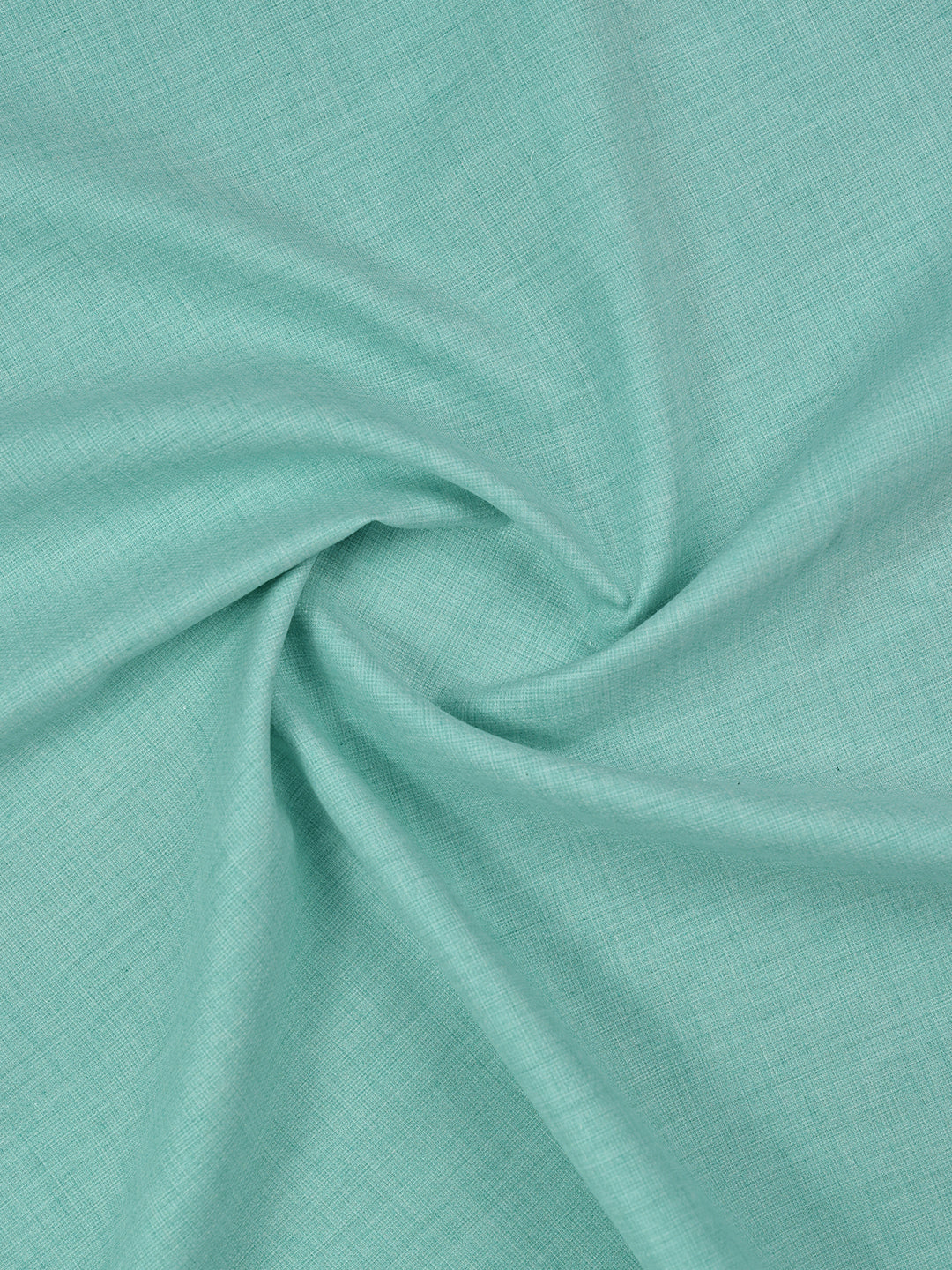 Mens Plain Cotton Linen Aqua Blue Color Shirting Linen Leaf