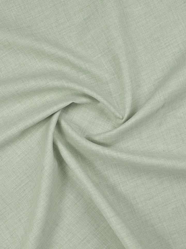 Mens Plain Cotton Linen Light Green Color Shirting Linen Leaf