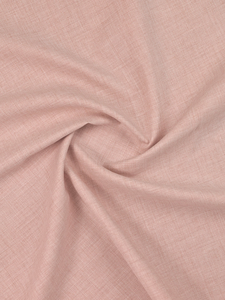 Mens Plain Cotton Linen Peach Color Shirting Linen Leaf