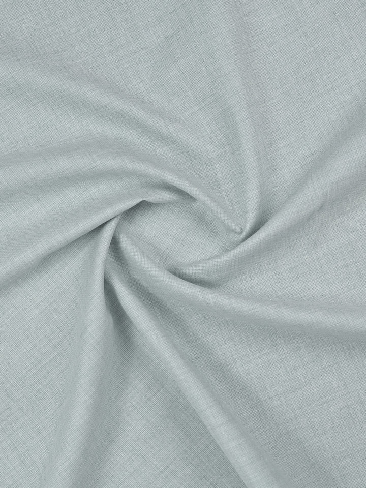 Mens Plain Cotton Blend Ash Grey Color Shirting Feel Touch