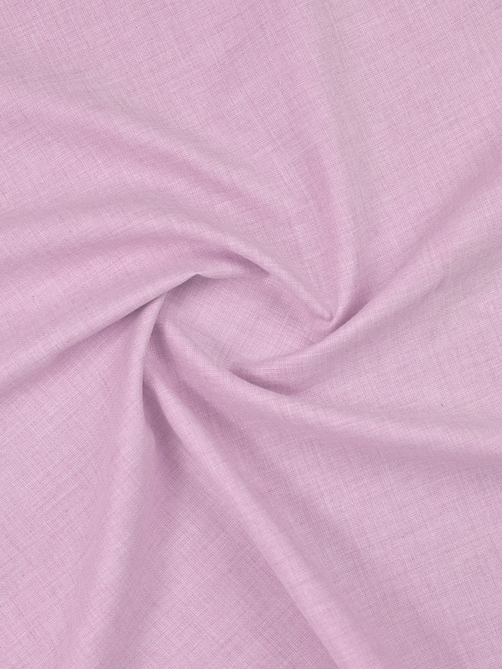 Mens Plain Cotton Blend Pink Color Shirting Feel Touch