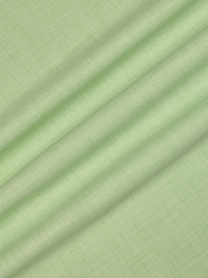 Mens Plain Cotton Linen Lime Green Color Shirting Linen Leaf