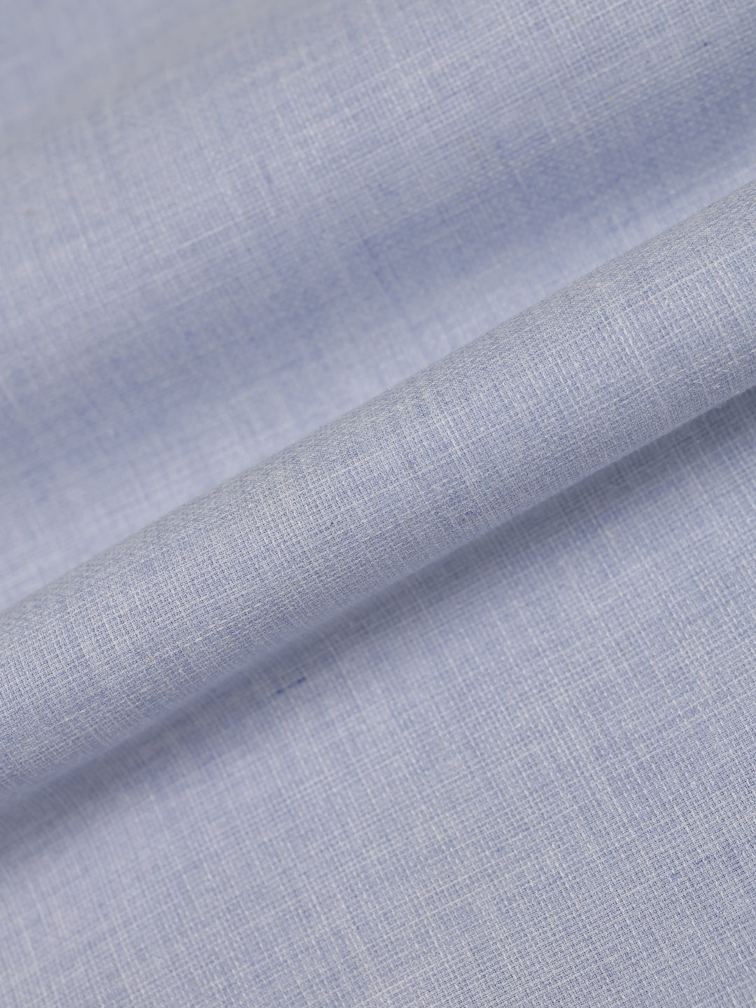 Mens Plain Cotton Linen Blue Color Shirting Linen Leaf