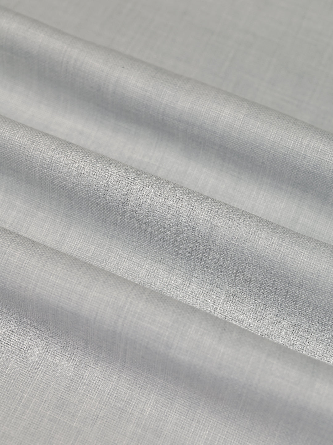 Mens Plain Cotton Linen Grey Color Shirting Linen Leaf