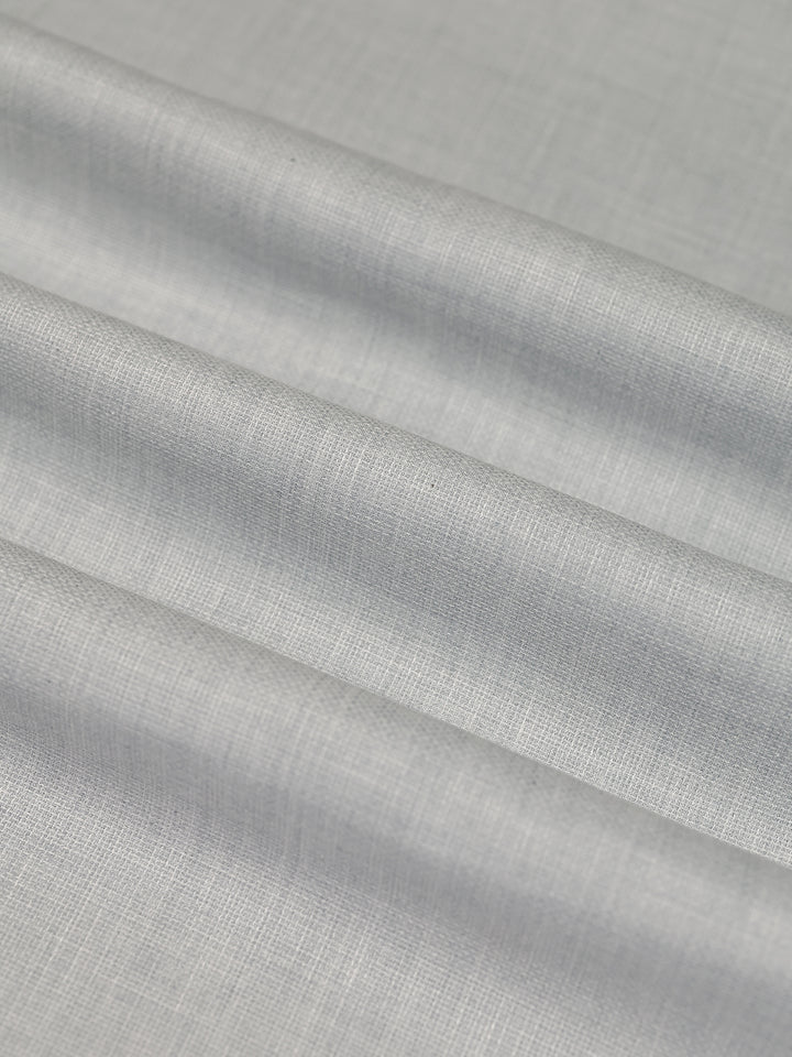 Mens Plain Cotton Linen Grey Color Shirting Linen Leaf