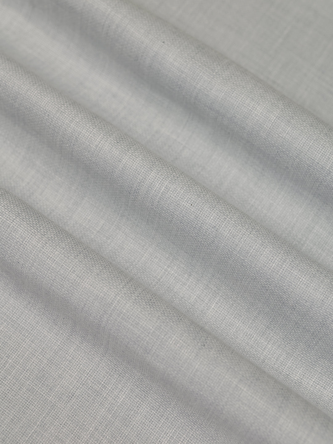 Mens Plain Cotton Linen Grey Color Shirting Linen Leaf