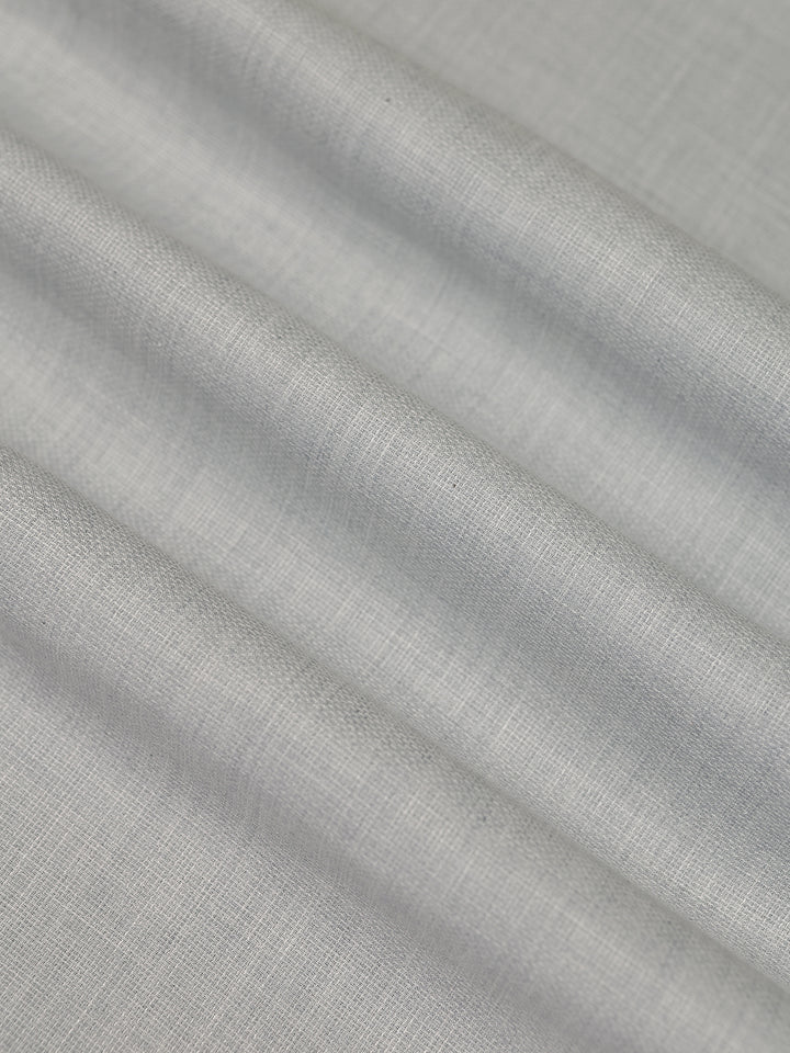 Mens Plain Cotton Linen Grey Color Shirting Linen Leaf