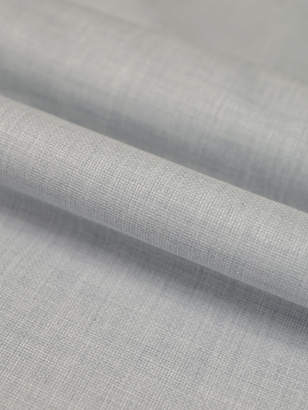 Mens Plain Cotton Linen Grey Color Shirting Linen Leaf