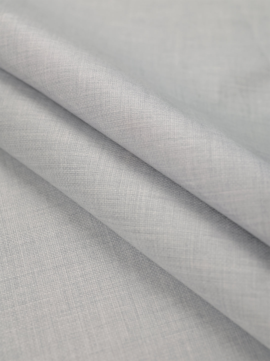 Mens Plain Cotton Linen Grey Color Shirting Linen Leaf