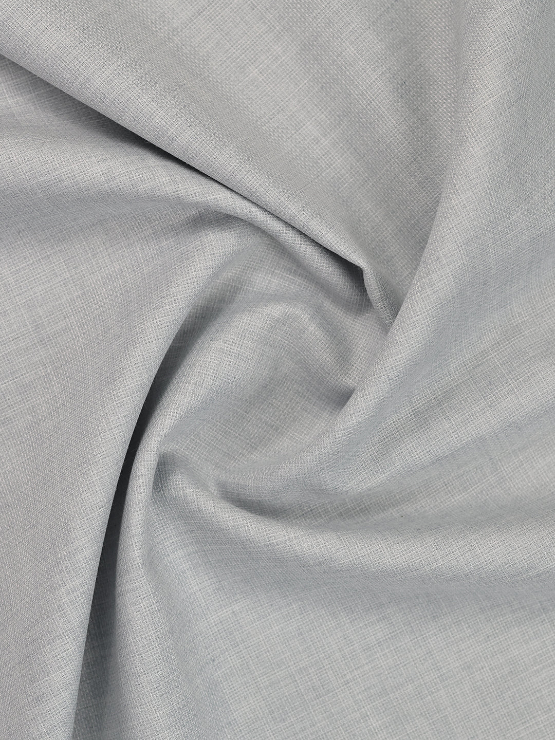 Mens Plain Cotton Linen Grey Color Shirting Linen Leaf