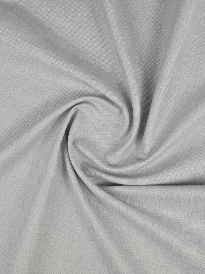 Mens Plain Cotton Linen Grey Color Shirting Linen Leaf